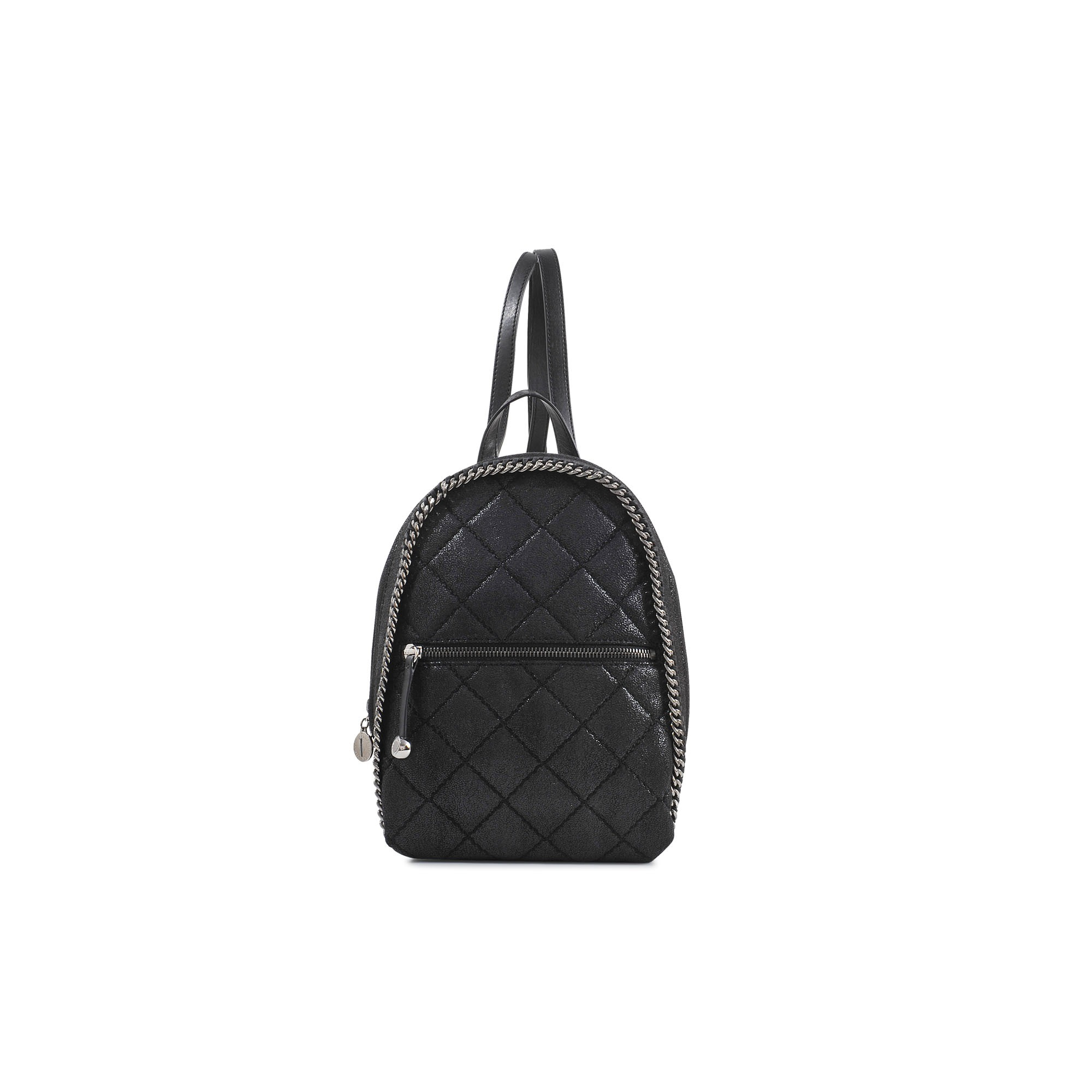 Stella mccartney Falabella Quilted Mini Backpack in Black | Lyst
