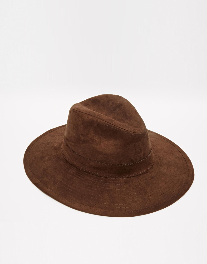 suede fedora hat