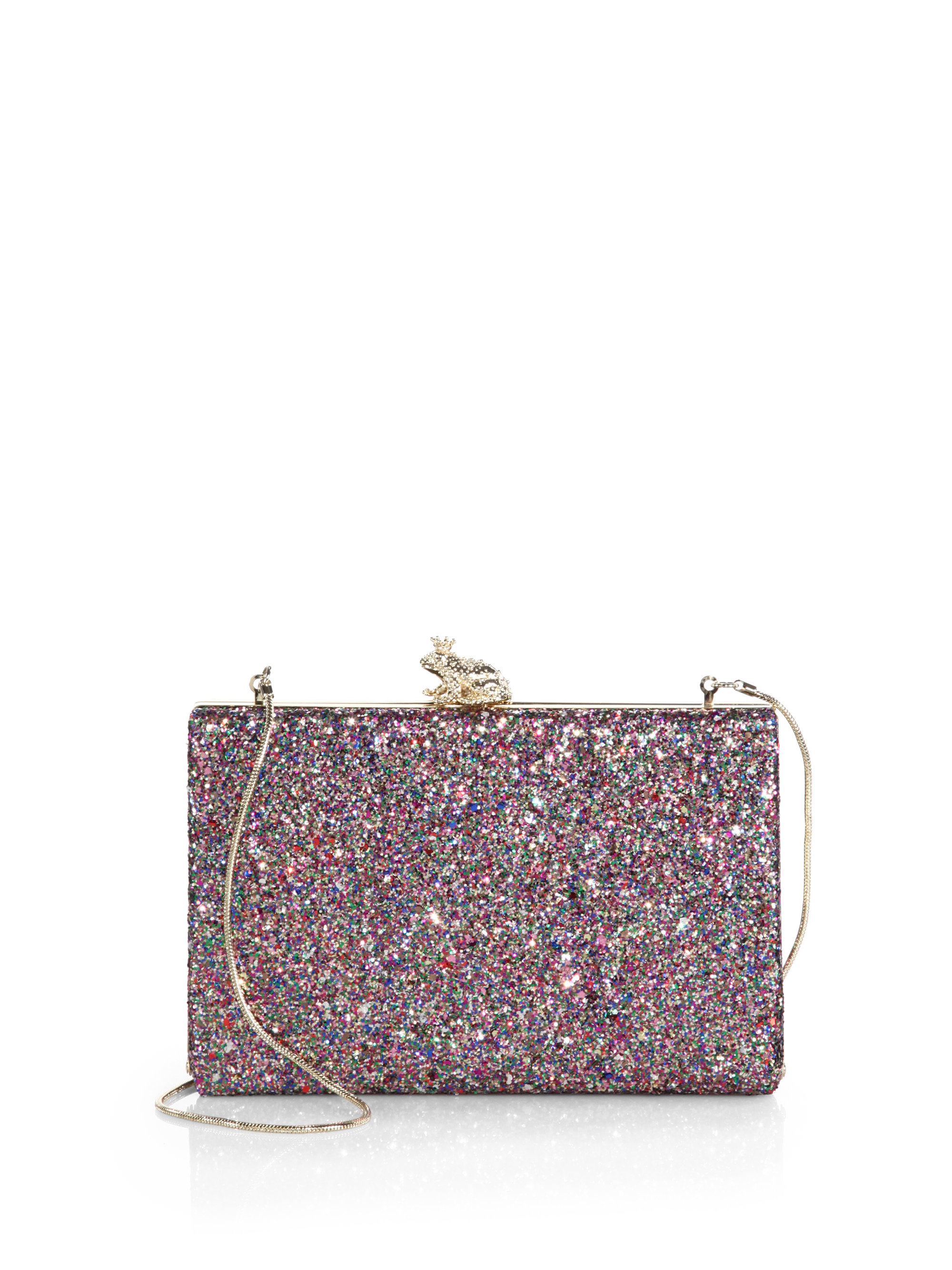 Lyst Kate Spade New York Prince Charming Glitter Emanuelle Clutch