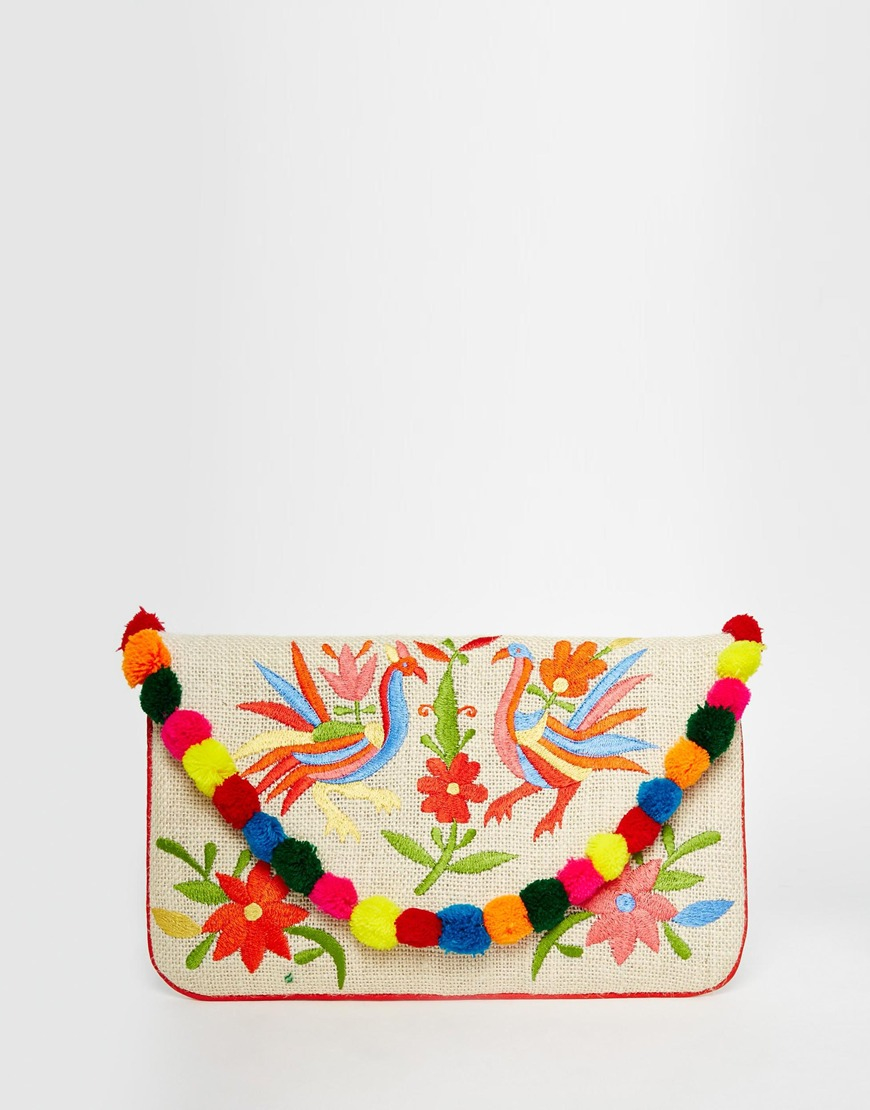 jute clutch bag