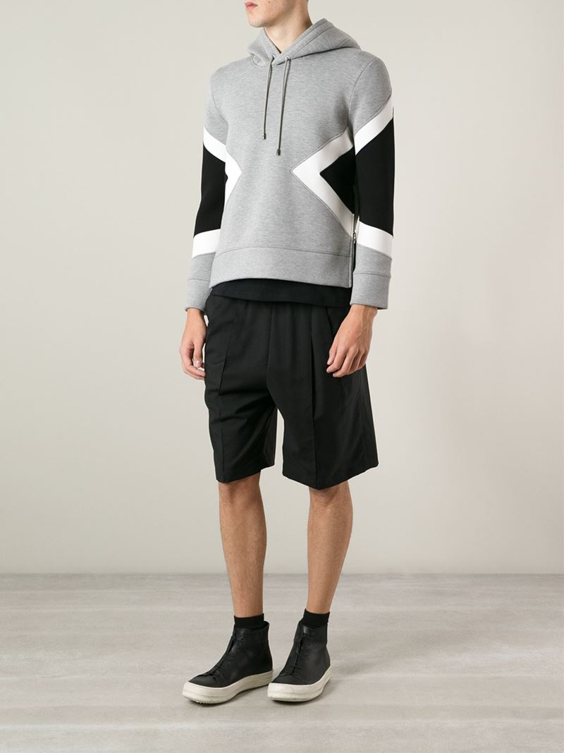 Neil Barrett 'Modernist' Sweatshirt in Grey (Gray) for Men | Lyst