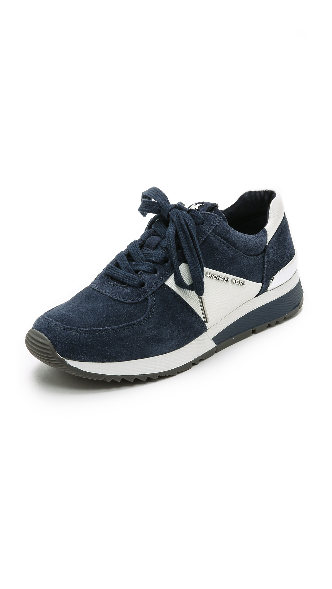 MICHAEL Michael Kors Allie Trainers - Navy in Blue - Lyst