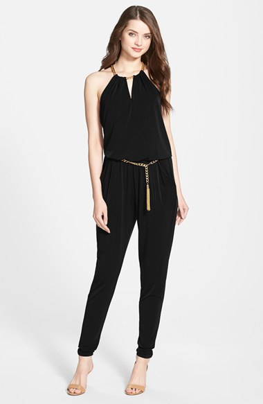 NWT Michael Kors Womens Sleeveless Ivy Green Jumpsuit Size S Ret   15500  eBay