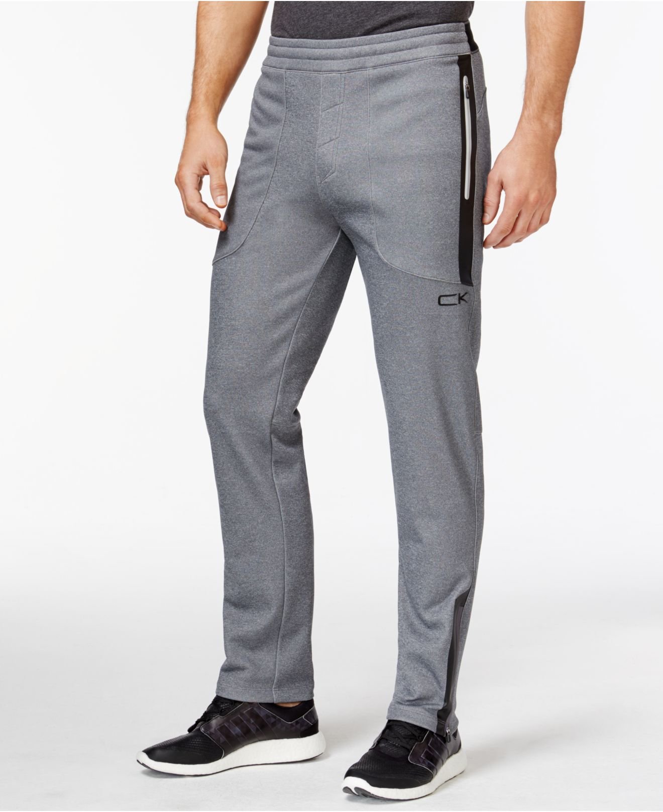 Calvin Klein Performance Sweatpants in Gray for Men - Lyst