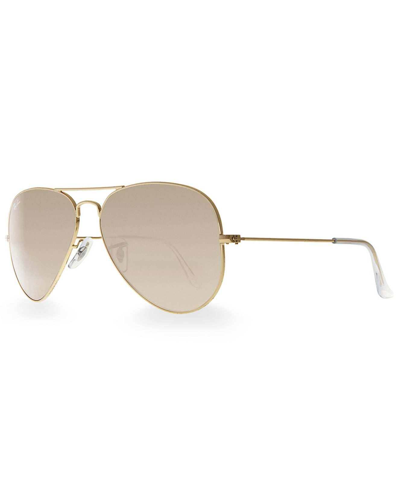 Ray Ban Gold Mirrored Aviator Sunglasses