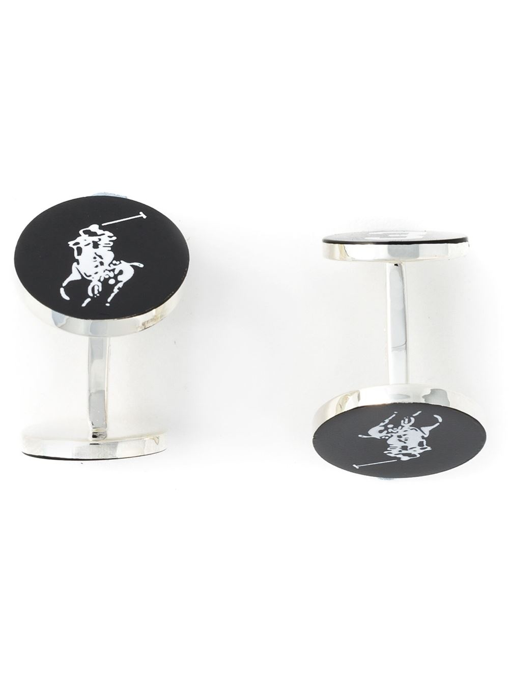 Polo Ralph Lauren Logo Cufflinks in Black for Men (metallic) Lyst