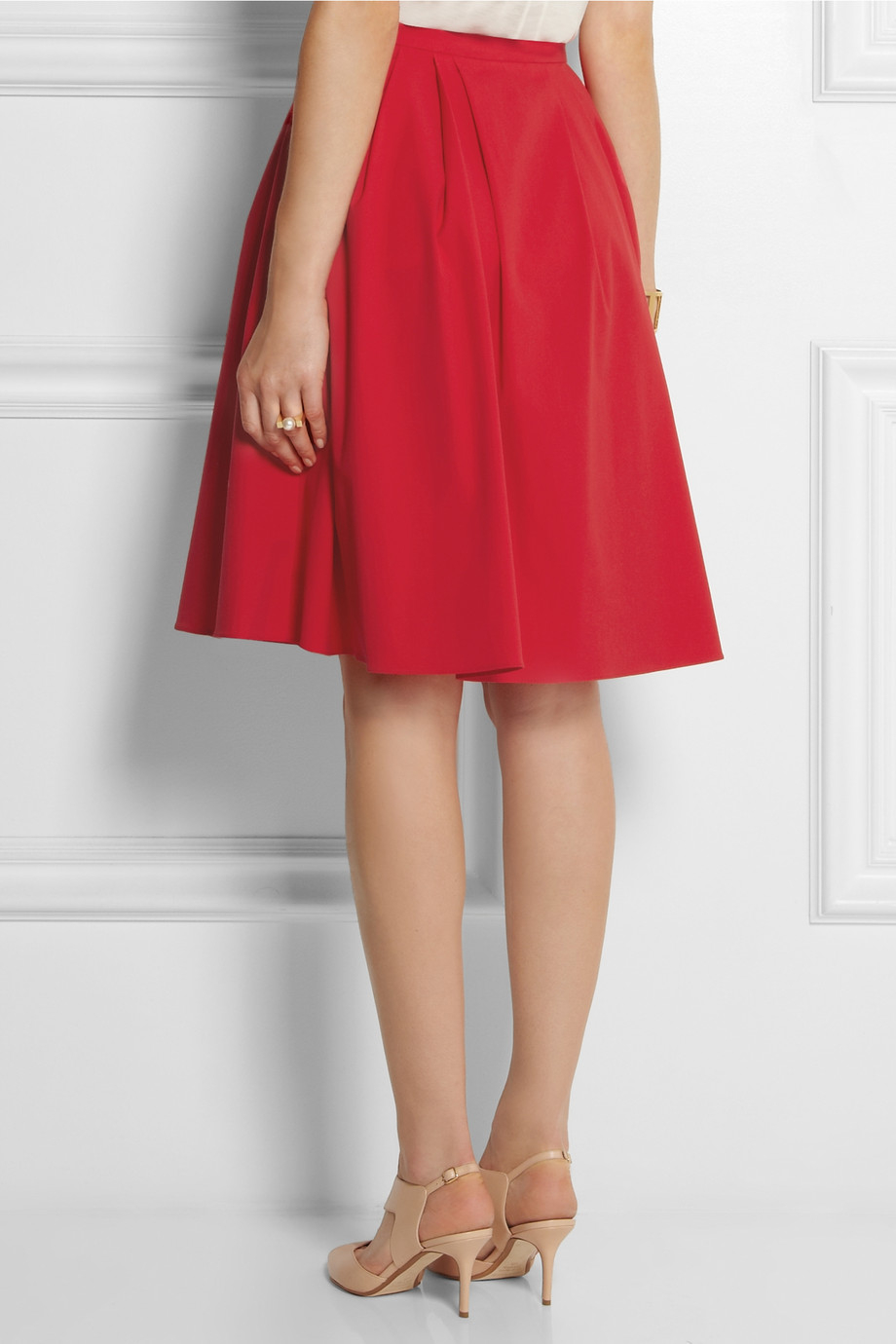 michael kors skirts red