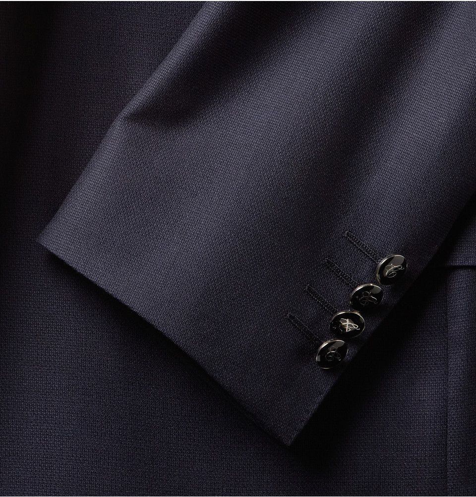 Lyst - Canali Wool Travel Blazer in Black for Men
