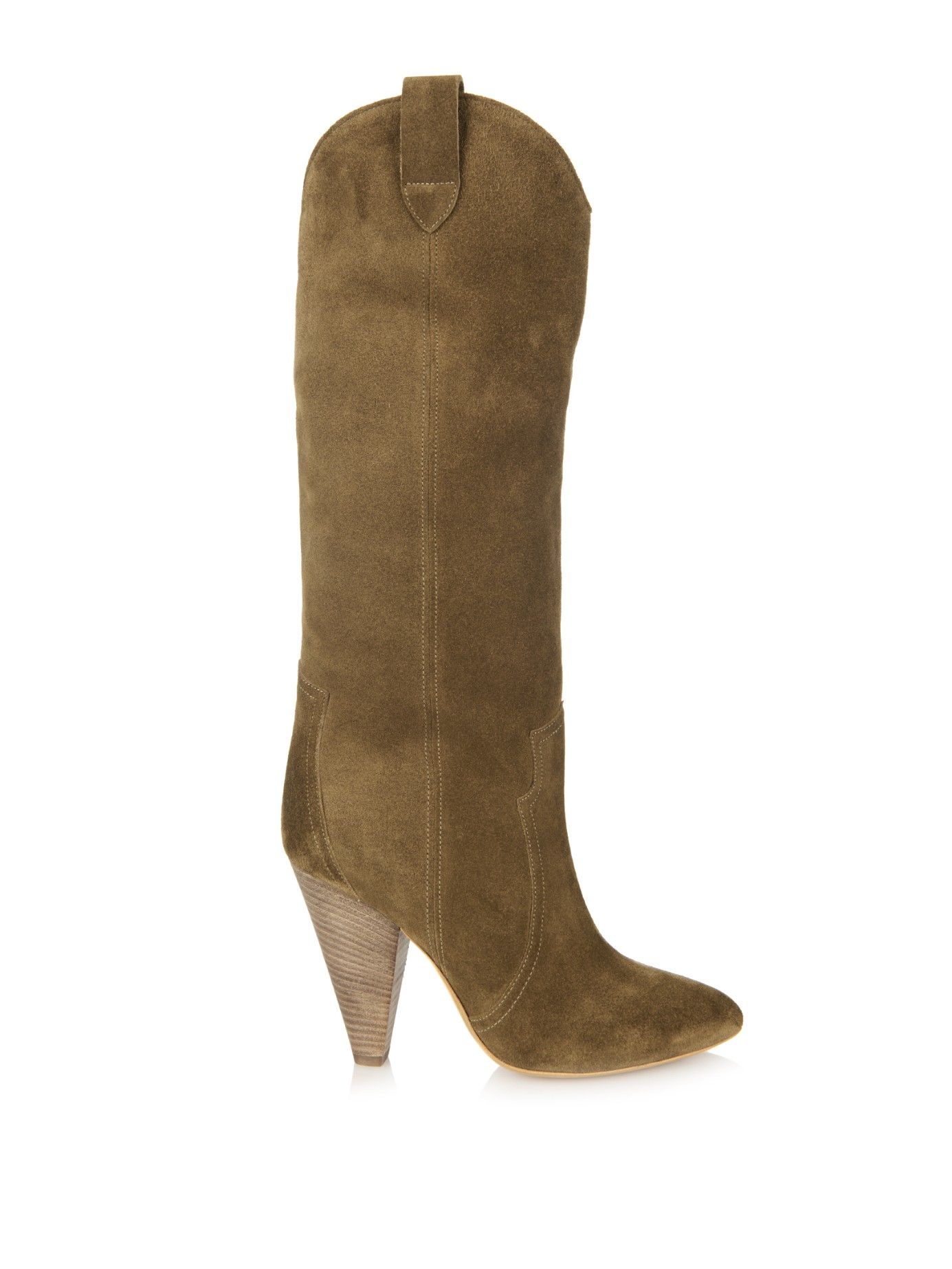 Isabel Marant Étoile Runa Suede Boots in Brown | Lyst