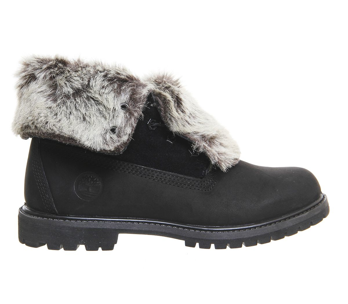 black timberlands with fur