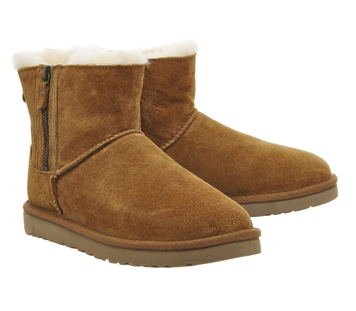 Ugg Classic Mini Double Zip in Brown | Lyst