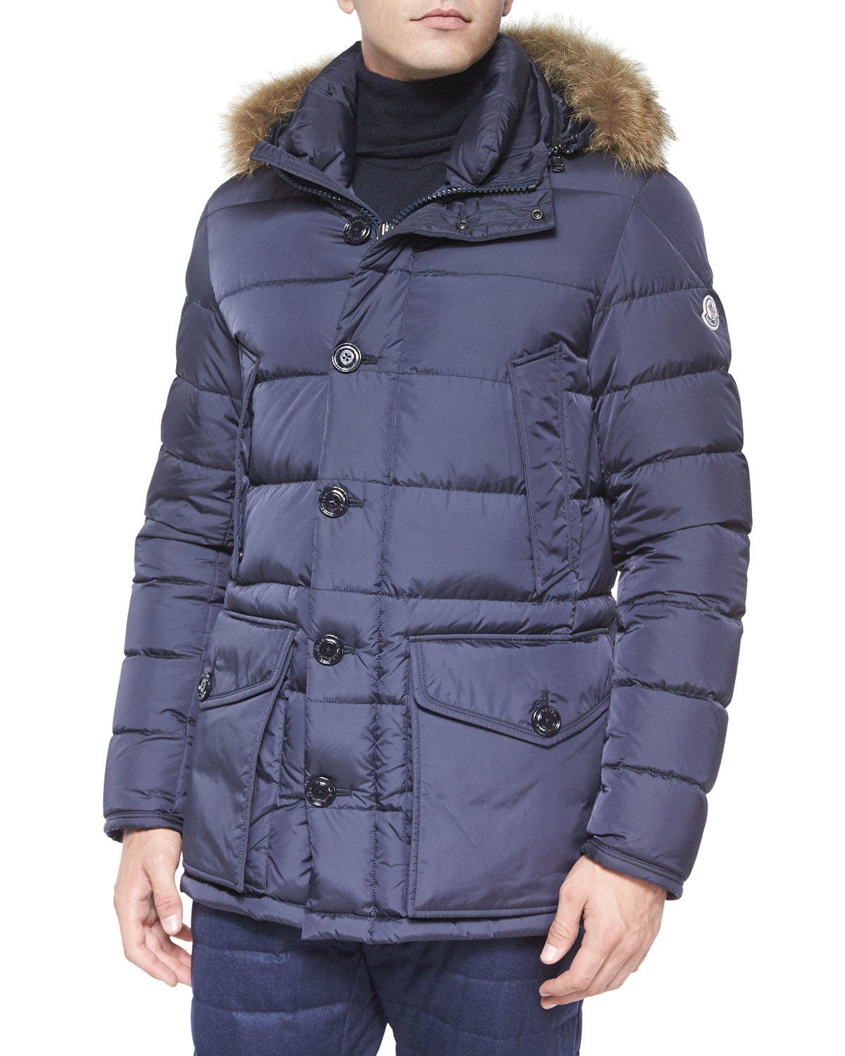 moncler jacket fur hood