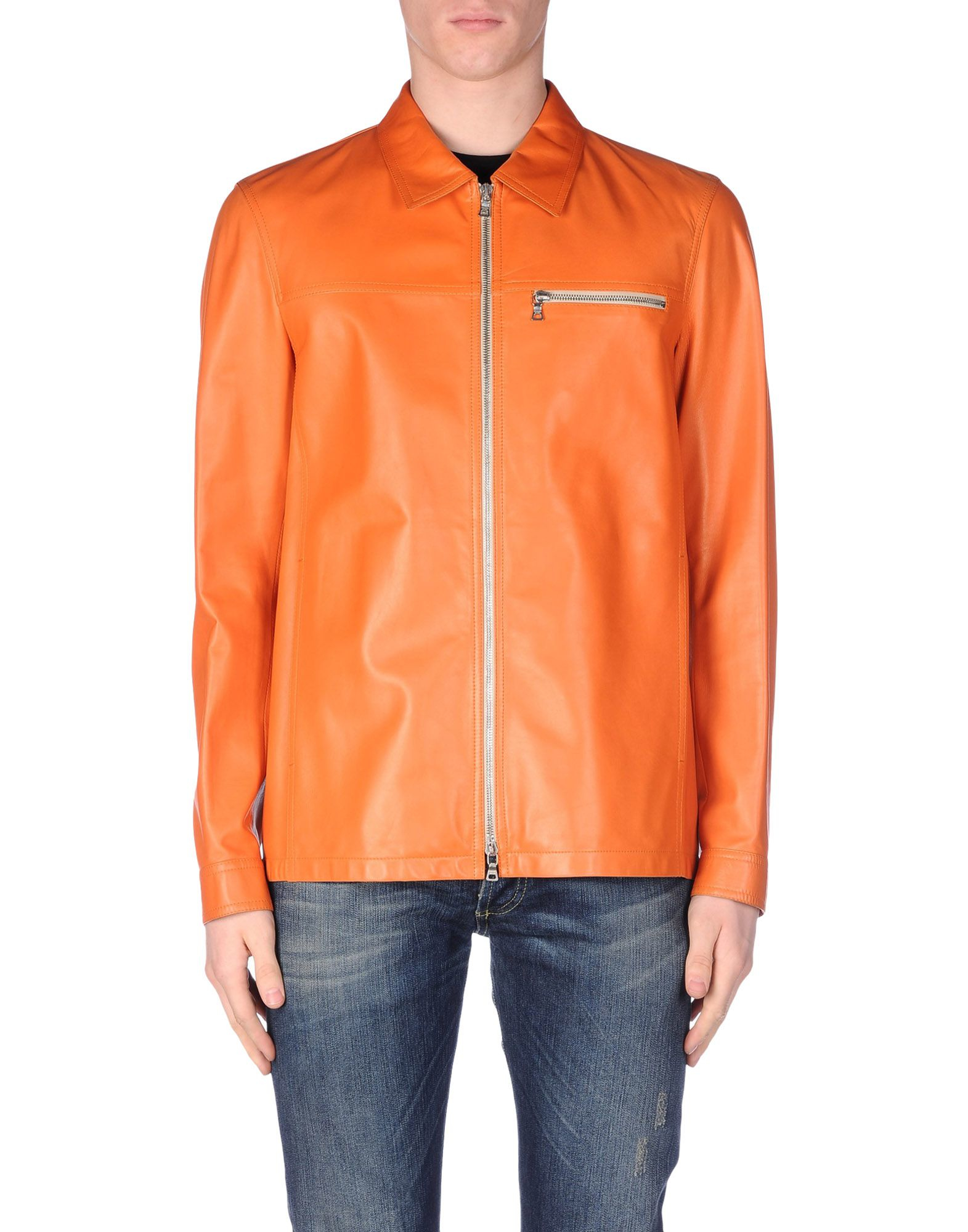Prada Jacket in Orange for Men - Lyst