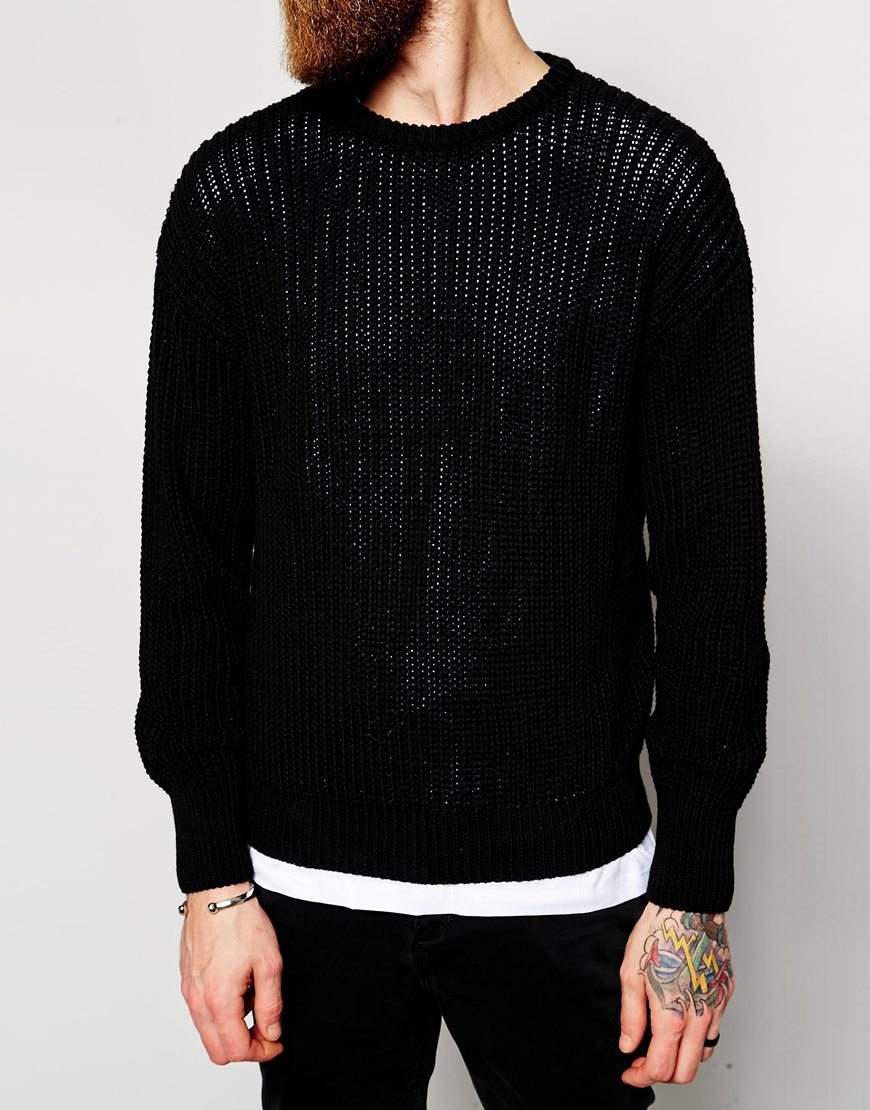 american apparel black sweater