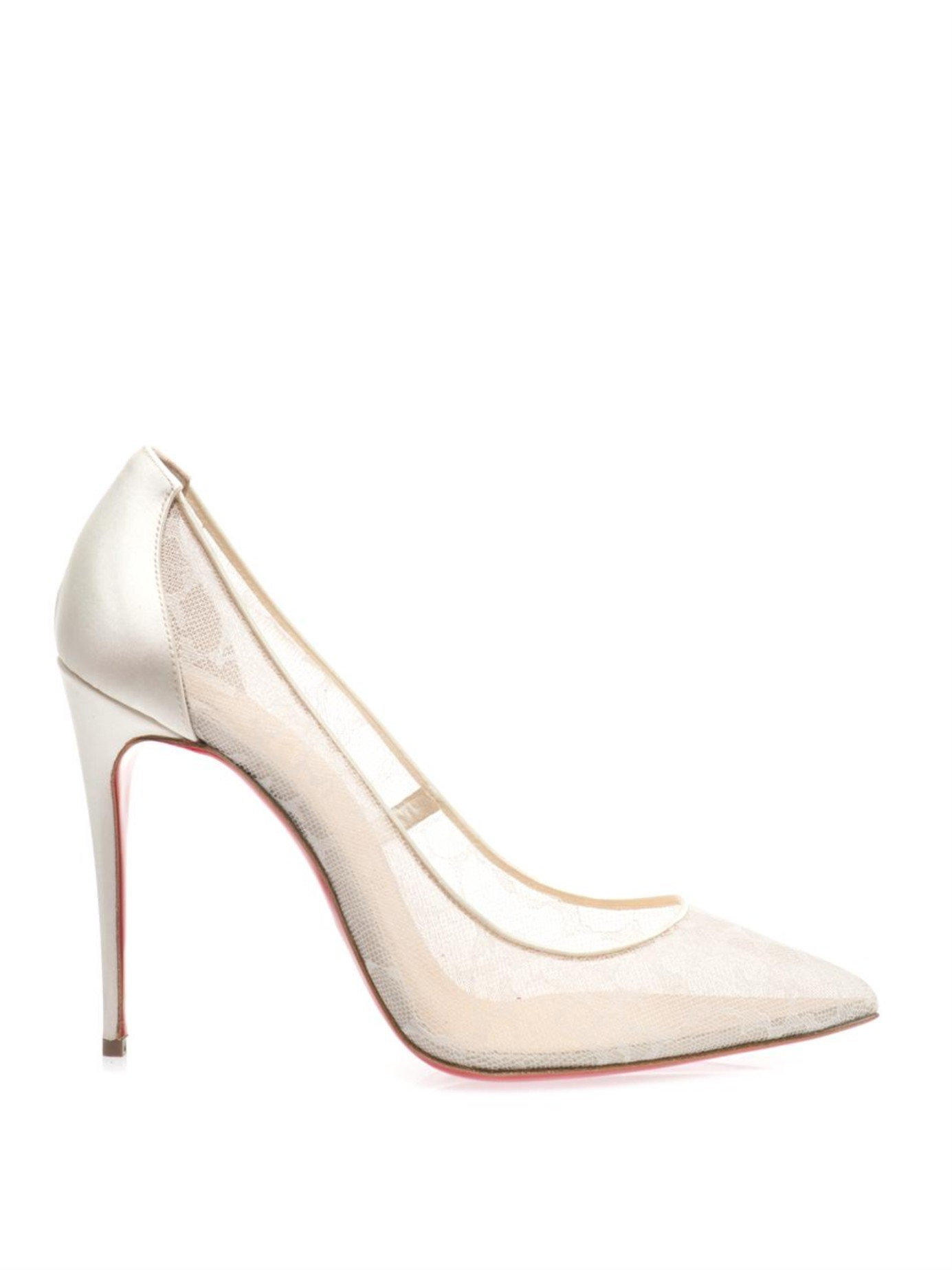 christian louboutin heels lace
