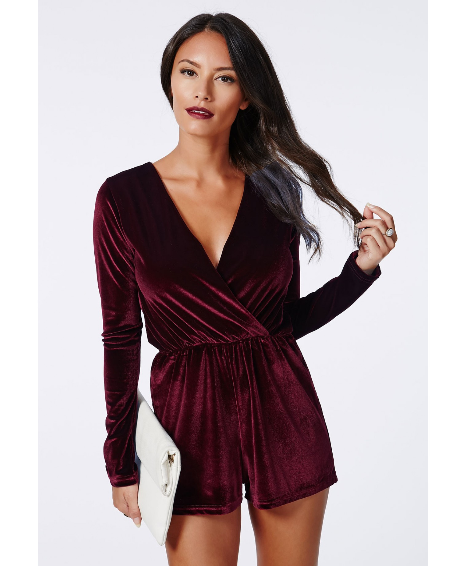 velvet playsuits