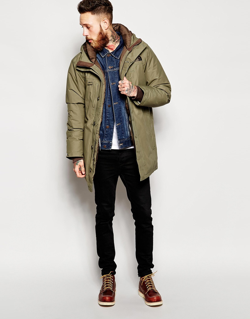 north face himalayan jacket green