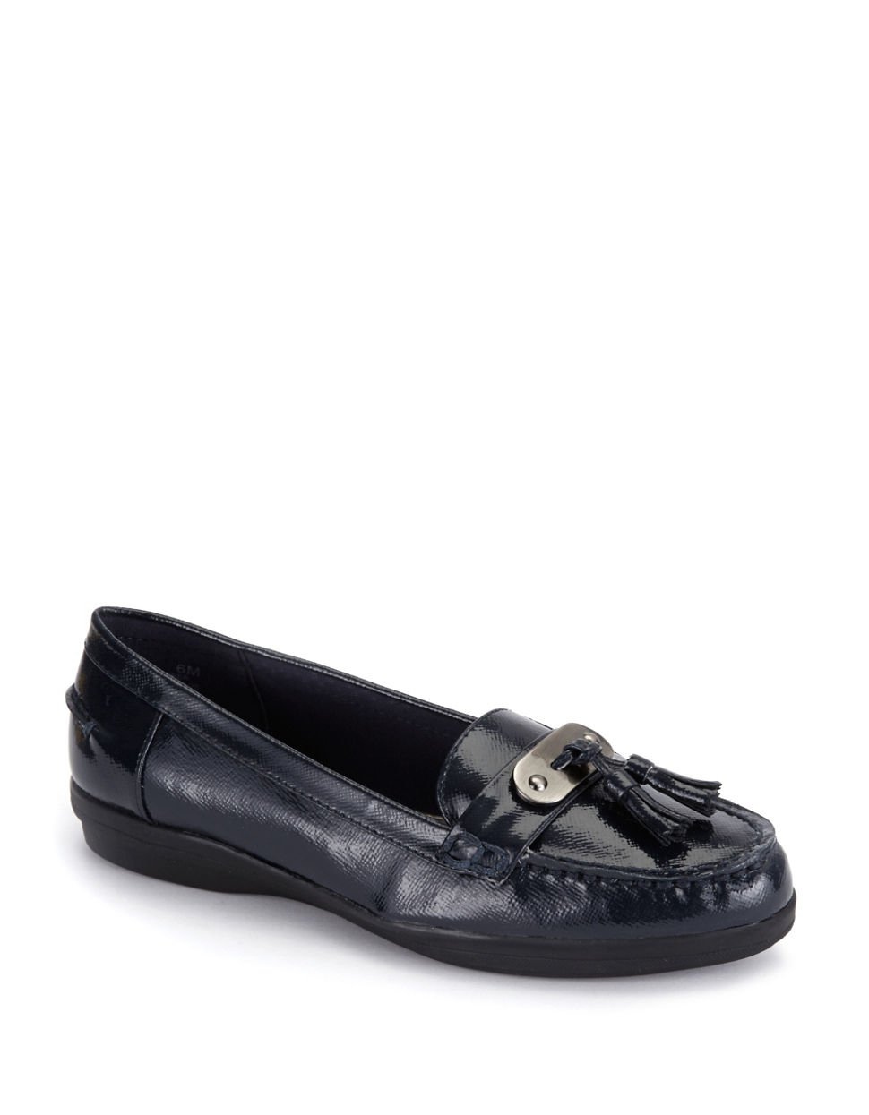 Anne Klein Iflex Dressy Loafer Flats in Navy (Blue) - Lyst