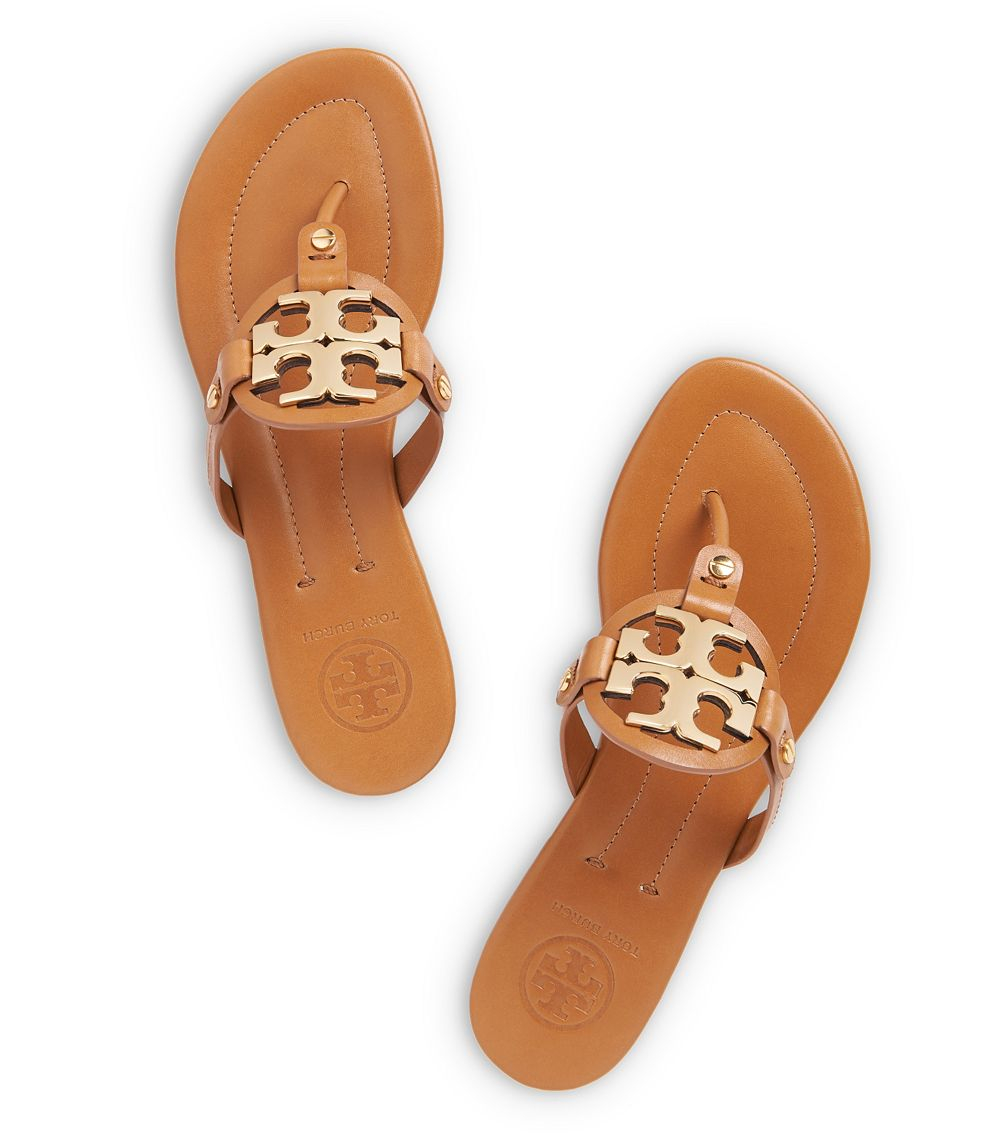 tory burch tan miller sandals