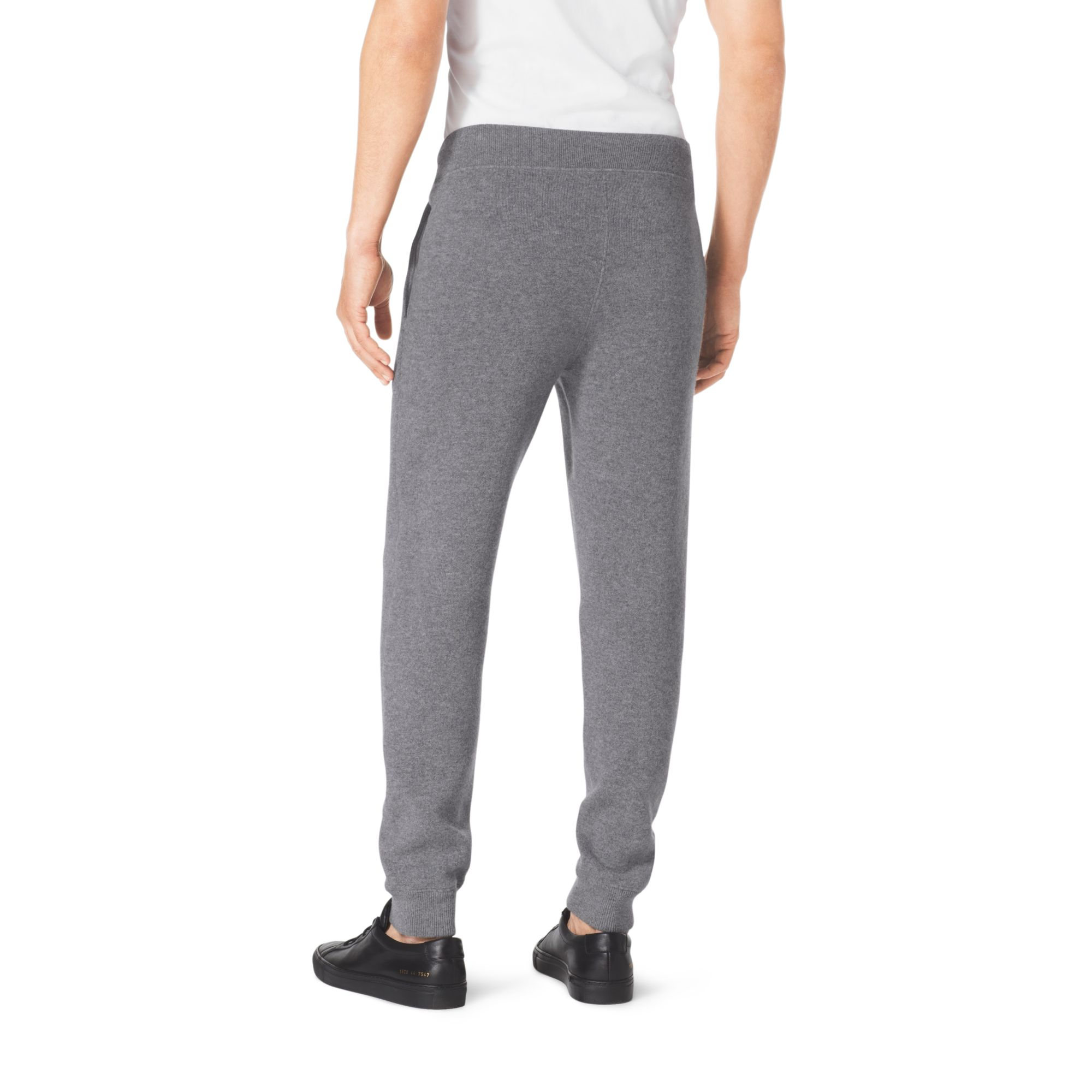 Lyst - Michael Kors Slim-fit Cashmere-faced Sweatpants in Gray for Men