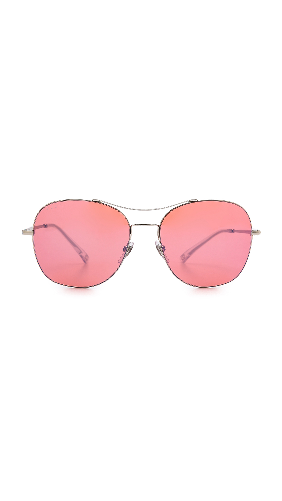 gucci pink aviator sunglasses