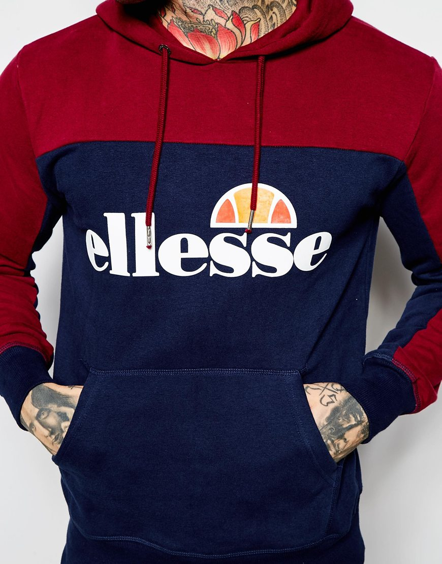 ellesse red hoodie