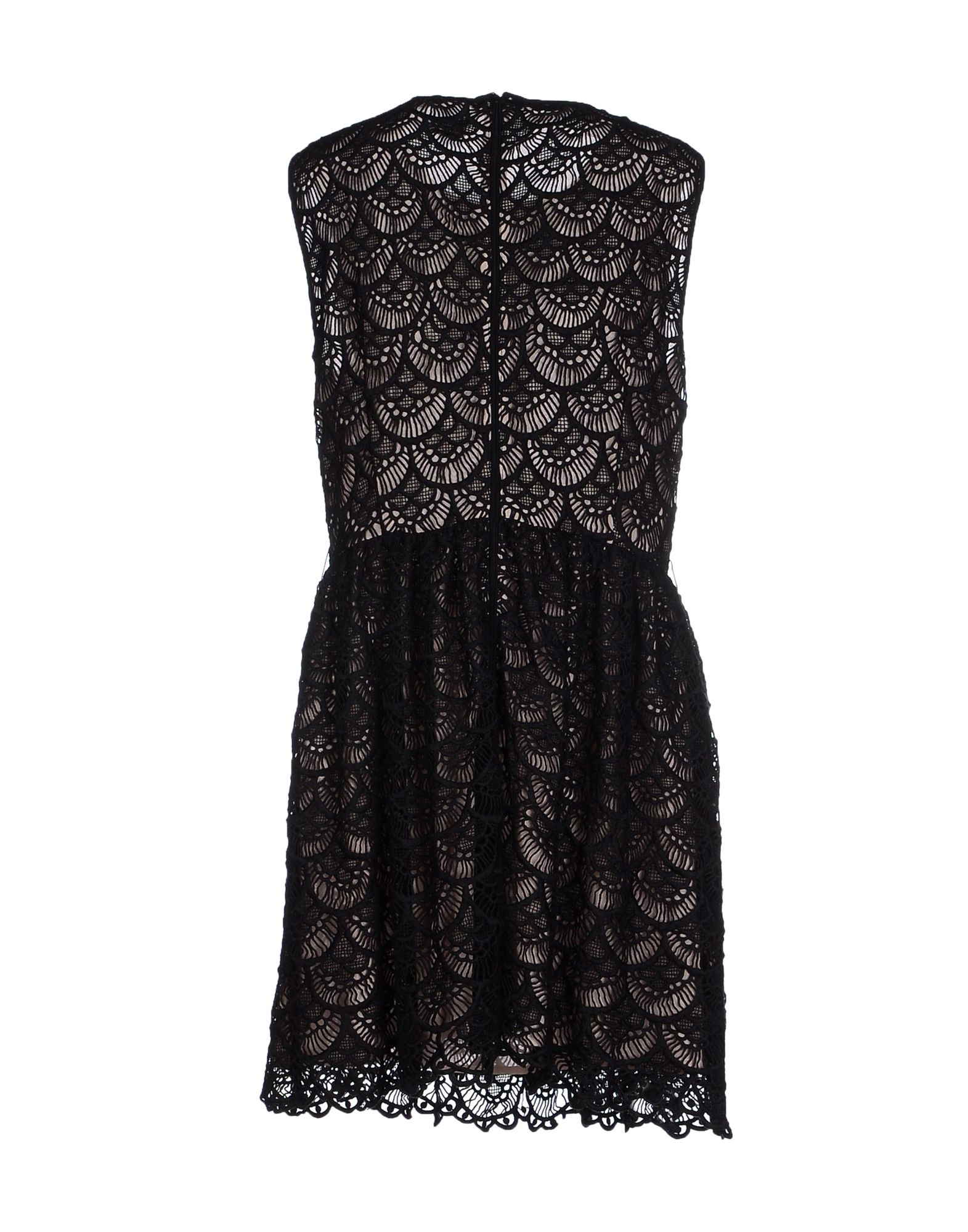 Red valentino 3/4 Length Dress in Black | Lyst