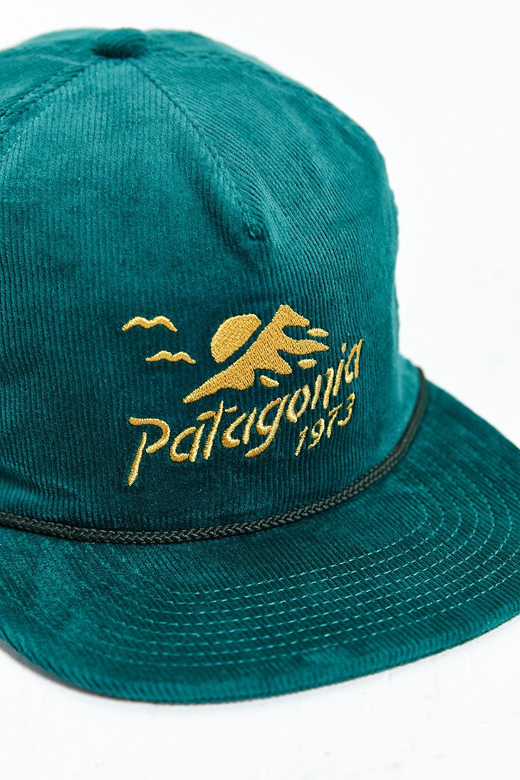 Patagonia Coastal Range Corduroy Hat in Green for Men