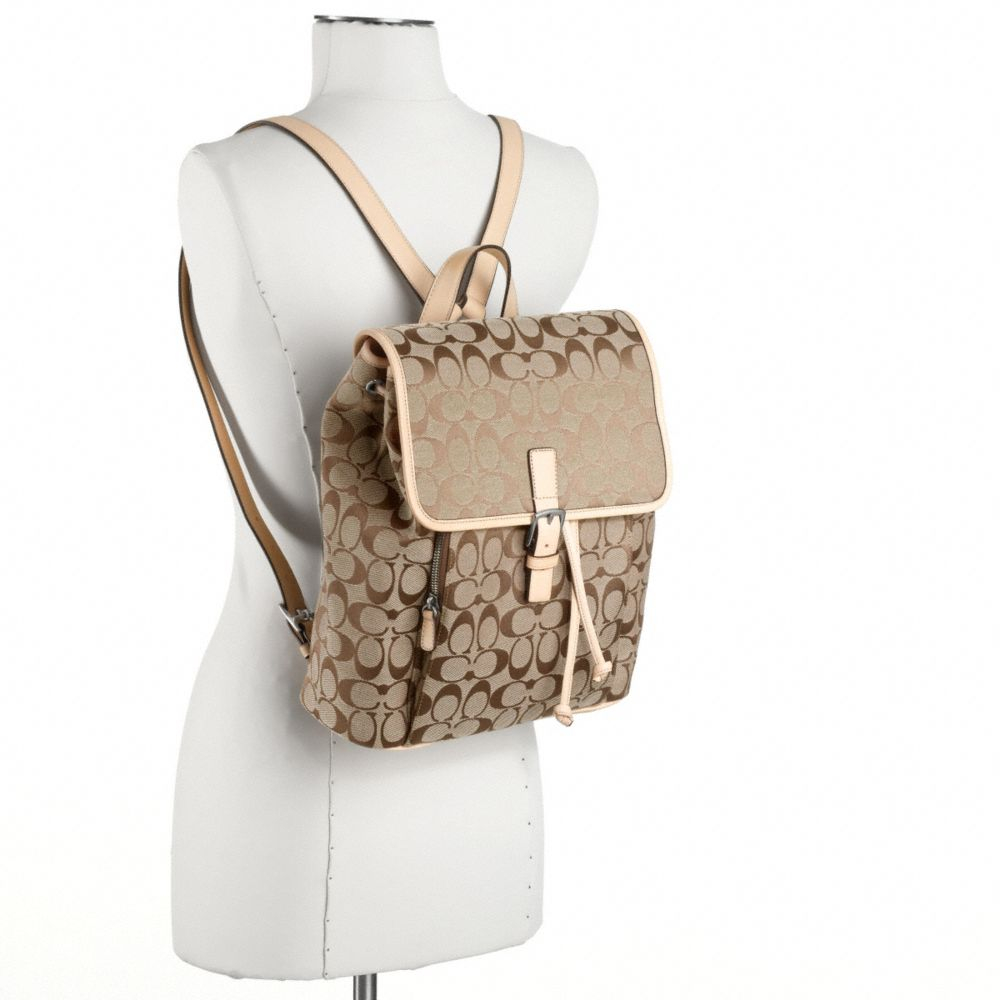 Coach fabric backpack new arrivals