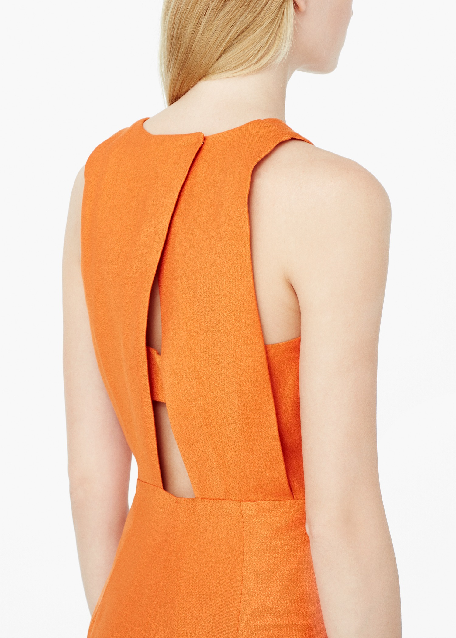mango wrap back dress