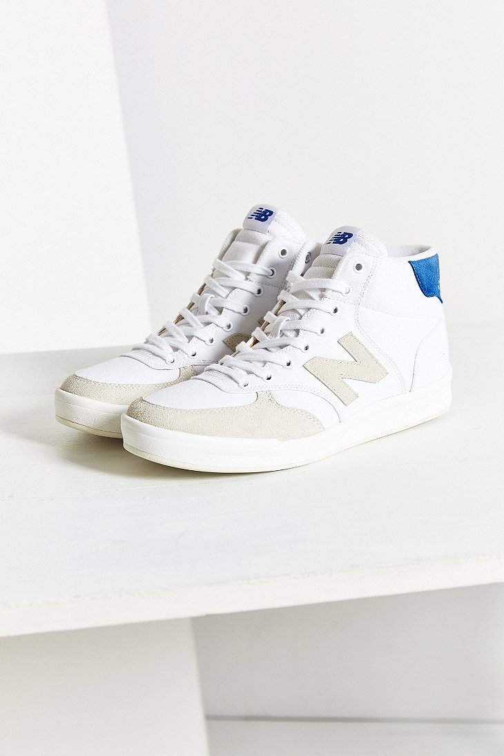 New Balance X Uo Mid Court 300 Sneaker in White | Lyst