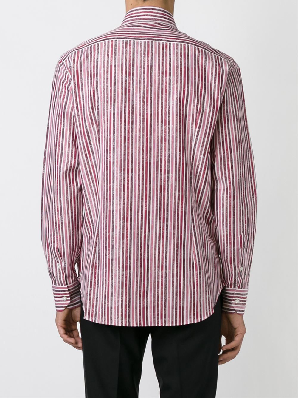 Etro Striped Shirt in Pink for Men (PINK & PURPLE) Lyst