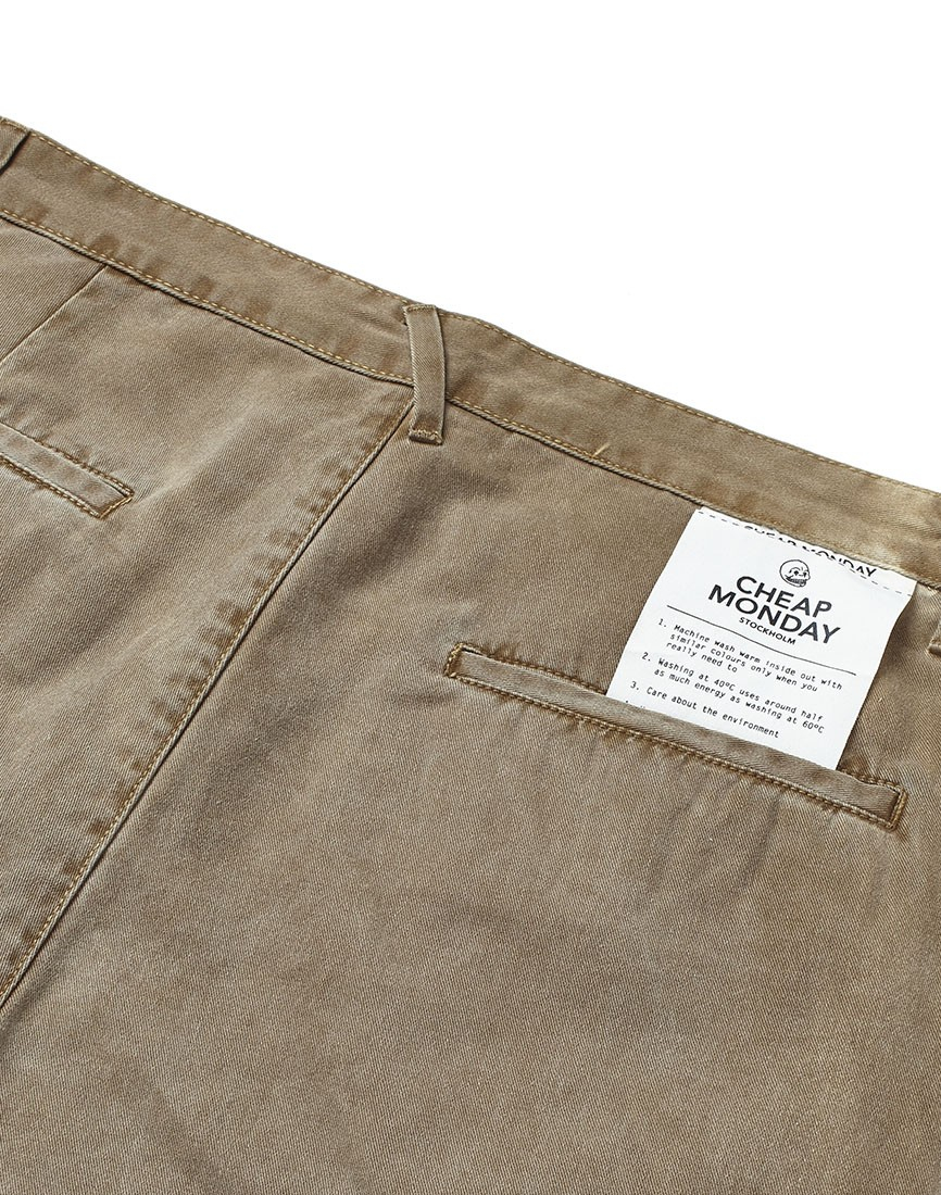 Cheap Monday Work Chino In Tapered Fit in Natural for Men - Lyst