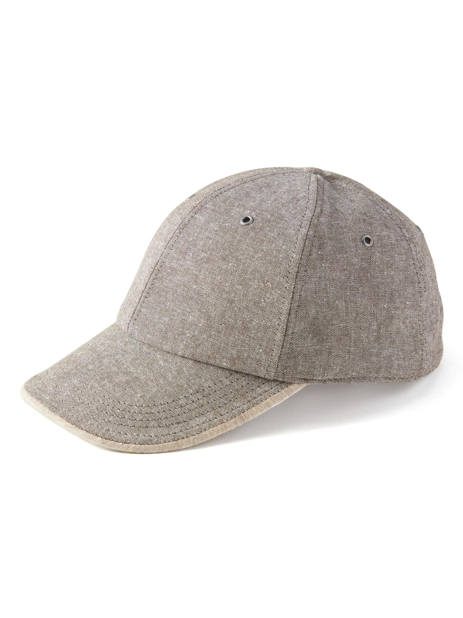 Banana Republic Textured Brown Baseball Cap in Brown for Men Lyst