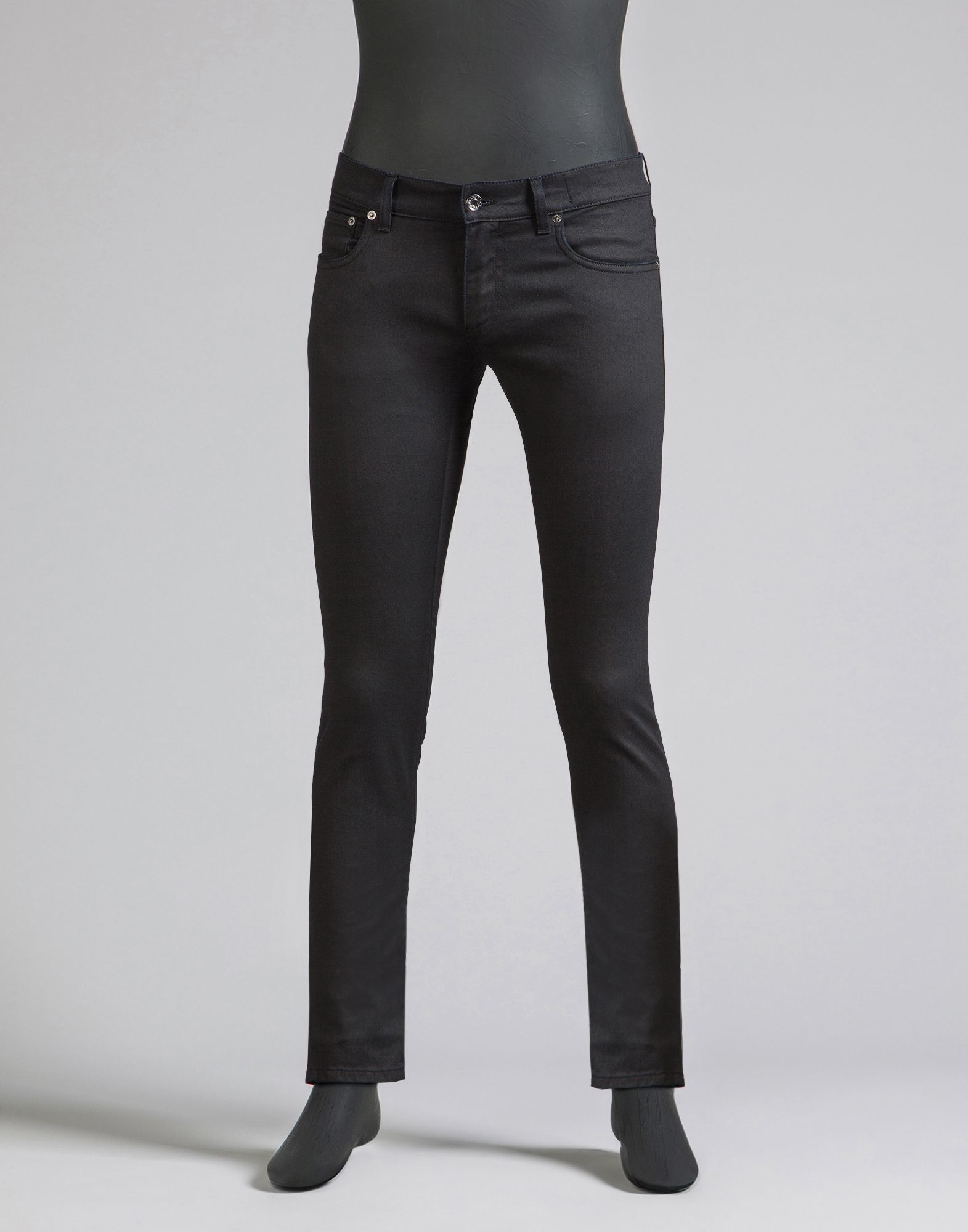 Dolce & Gabbana Super Slim Fit Stretch Denim Jeans in Black for 