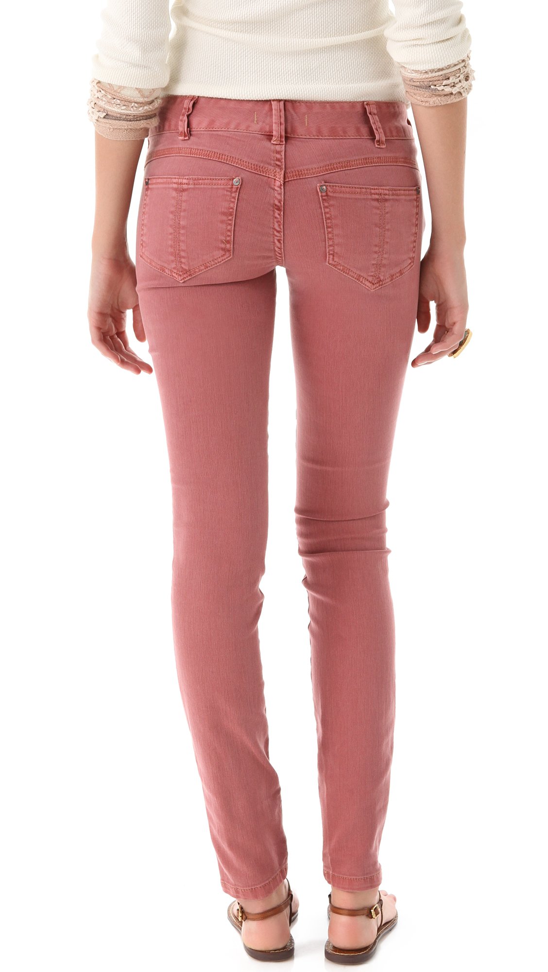 free people pink jeans