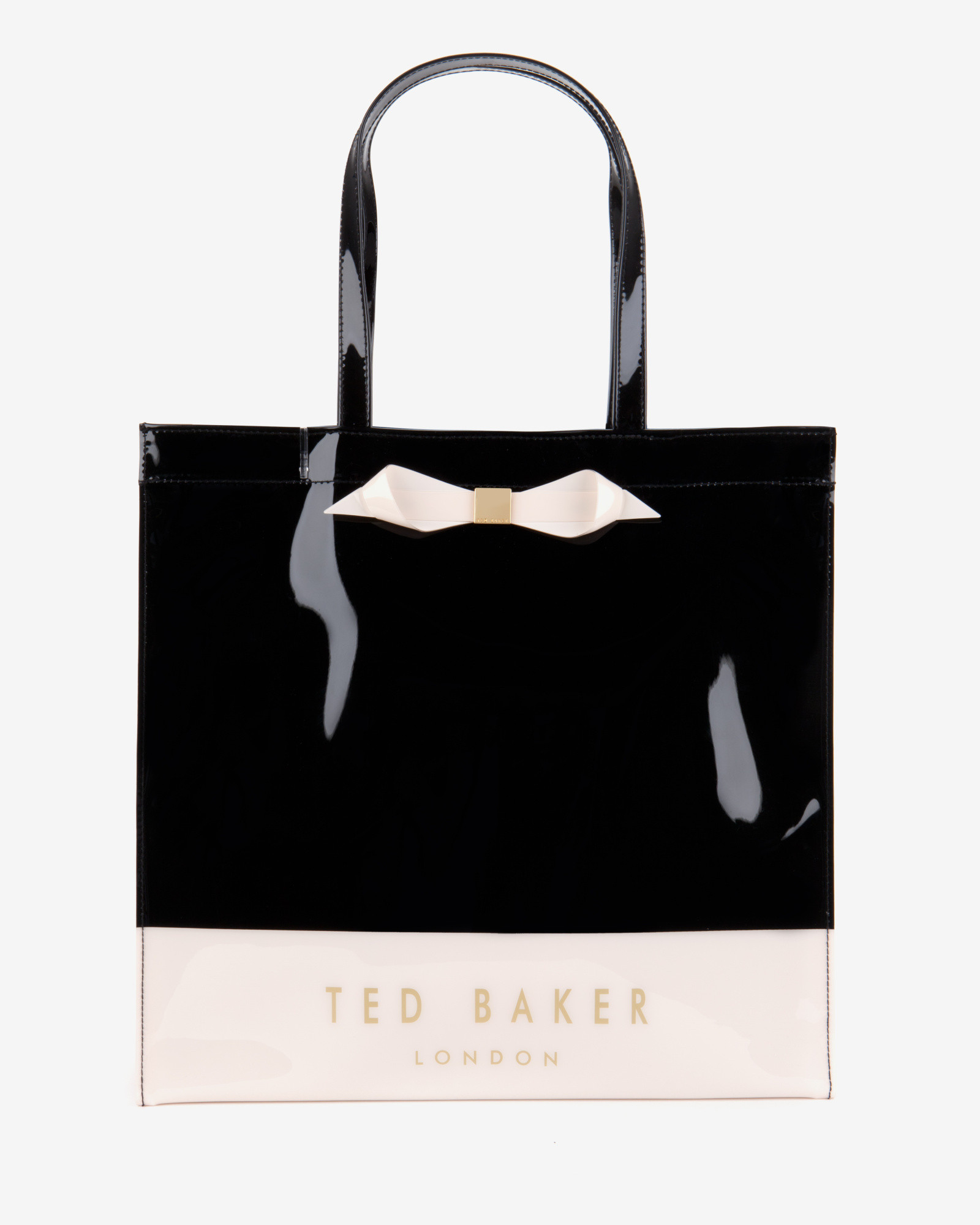 Ted Baker Large Color Block Shopper Bag in Black | Lyst UK