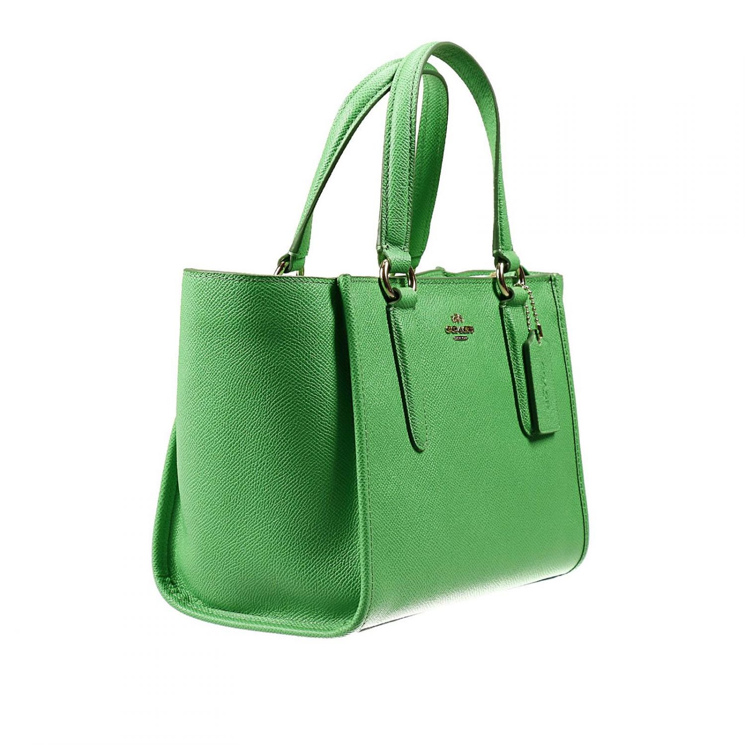 Coach Handbag Bag Mini Crossbe Carryall Shopping Leather in Green | Lyst