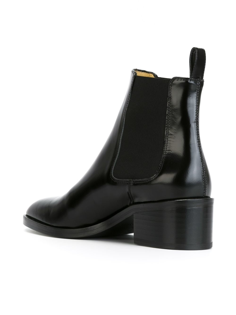 low block heel chelsea boots