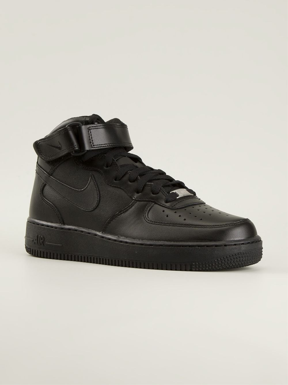 Nike 'air Force 1 '07' Sneakers in Black for Men | Lyst