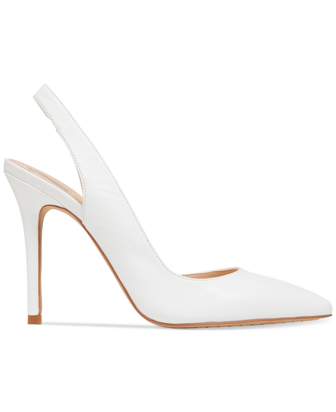 Vince Camuto Sassa Slingback Pumps in White - Lyst