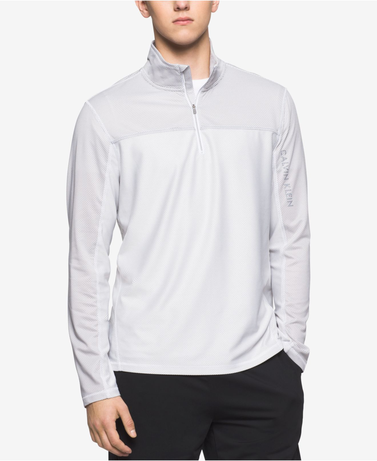 men's quarter zip performance pullover