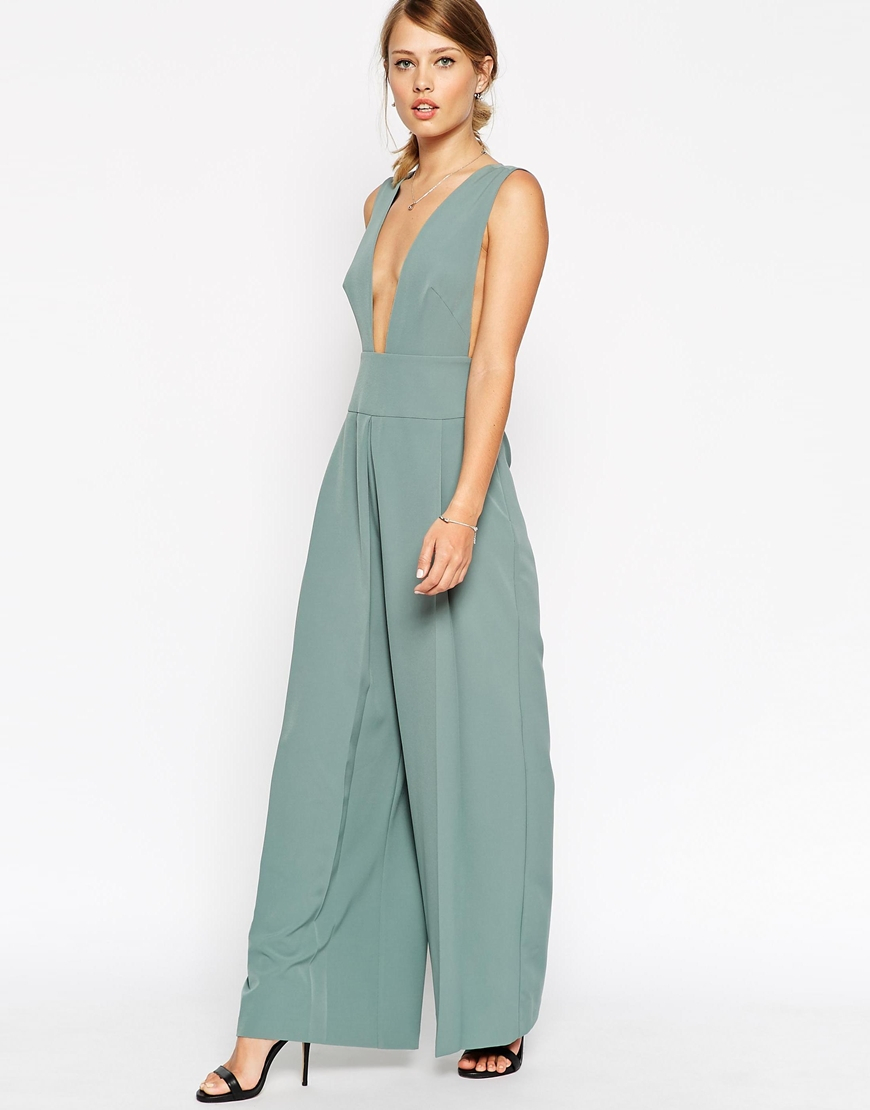 pale green jumpsuit