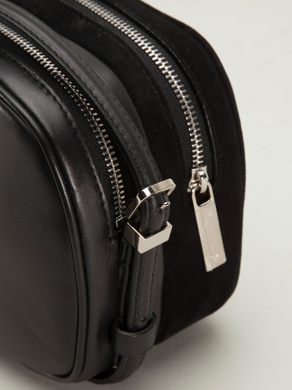 The Row Mini Twin Bag in Black | Lyst