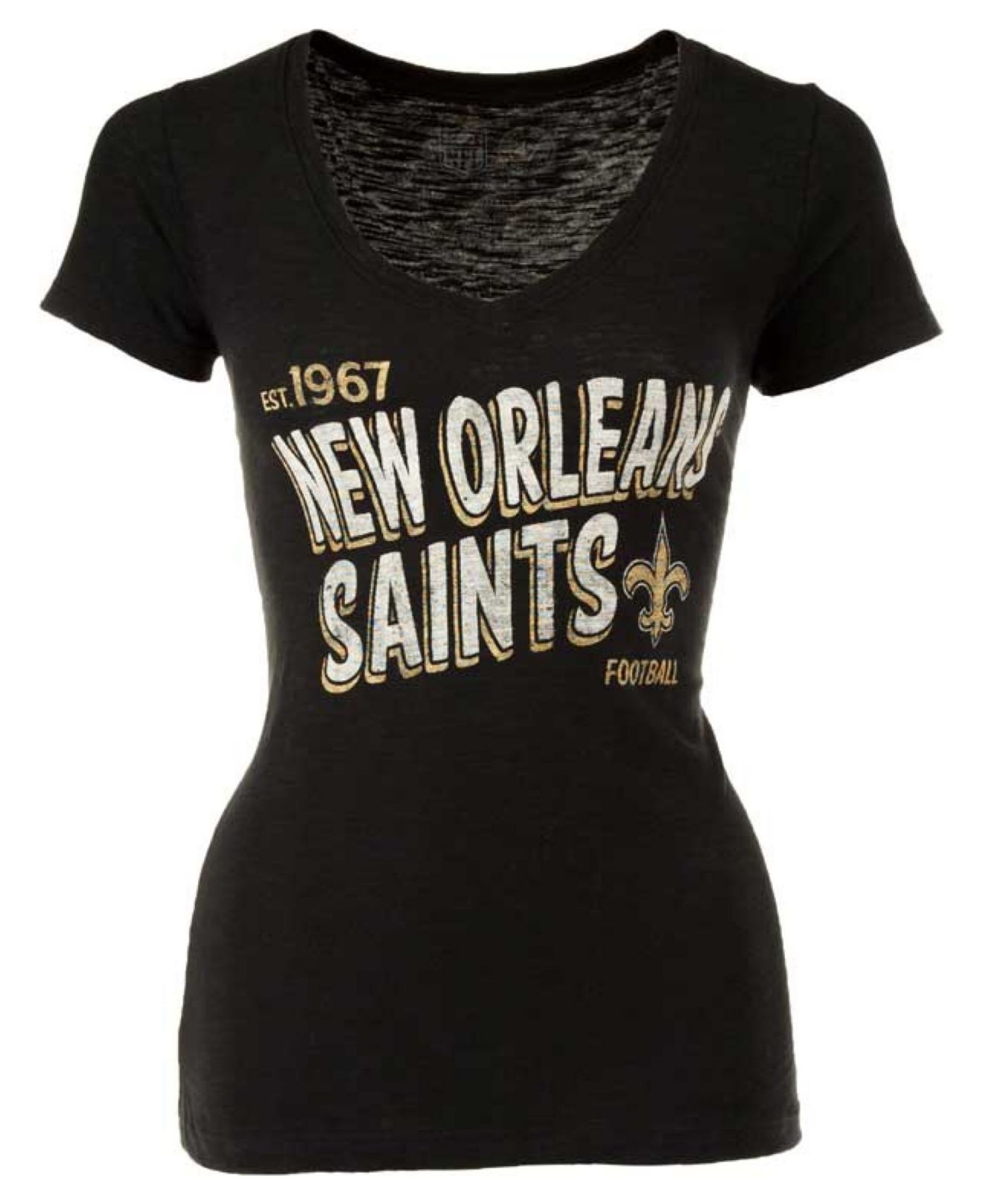 47 brand Women's New Orleans Saints Scrum T-shirt in Black | Lyst