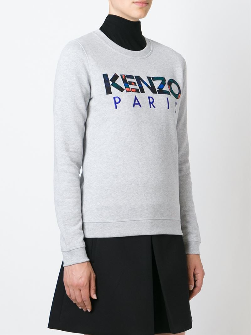 Lyst - Kenzo Paris Sweatshirt in Gray