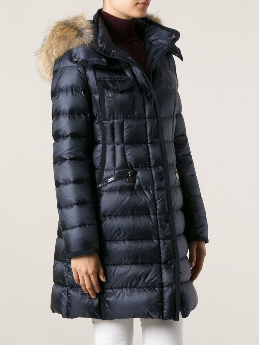 Moncler Hermifur Giubbotto Jacket in Blue | Lyst