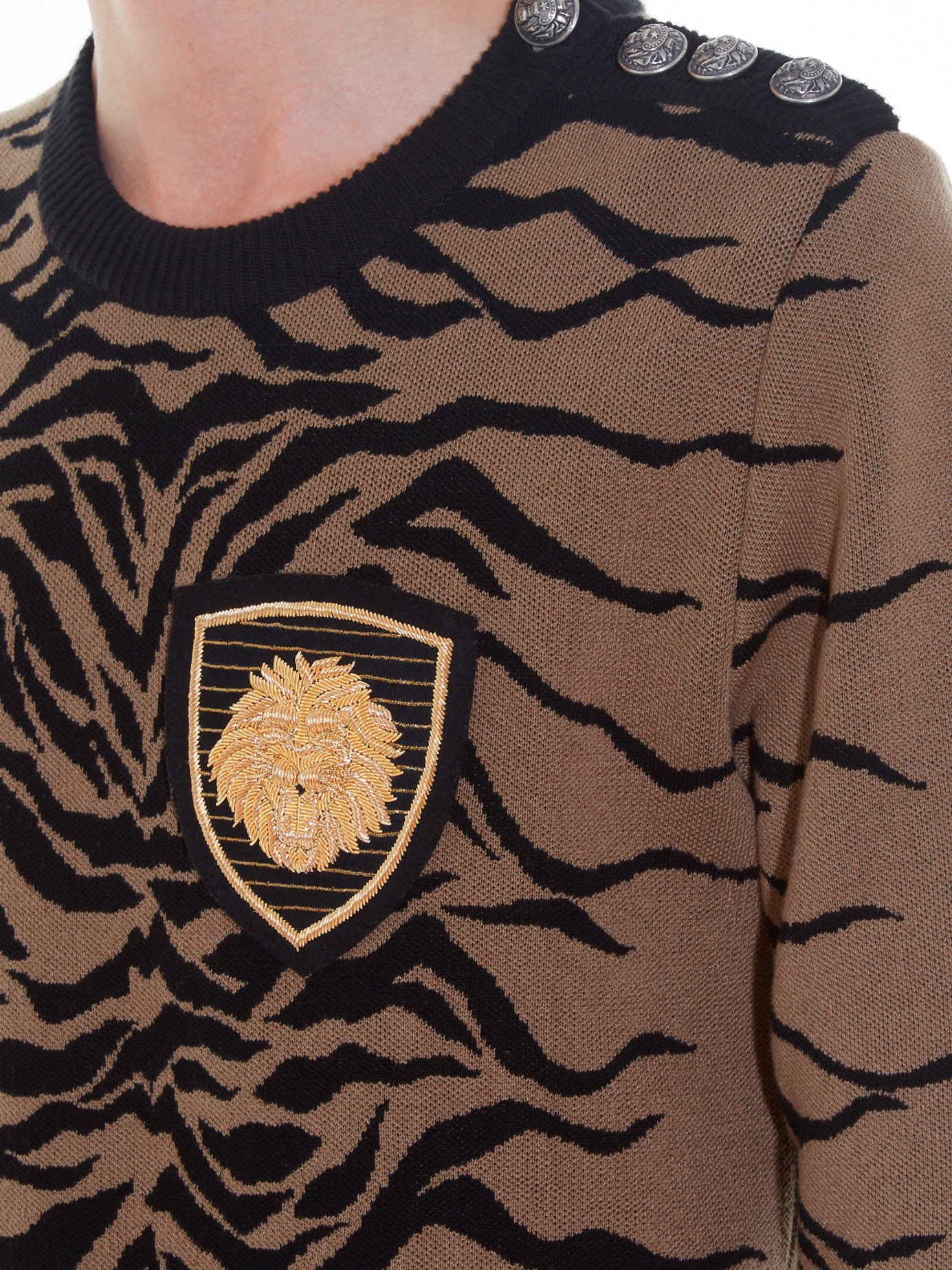 balmain tiger sweater