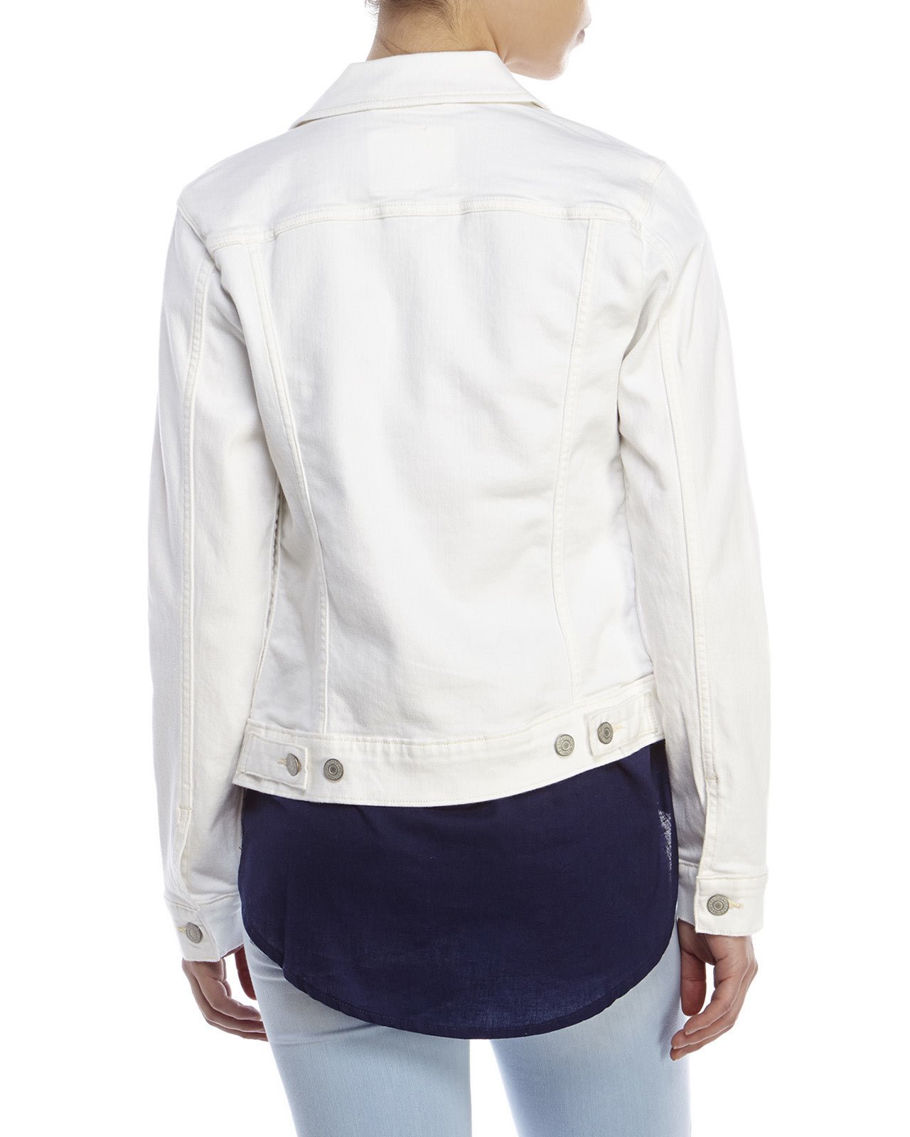Levi&#39;s White Jean Jacket in White | Lyst