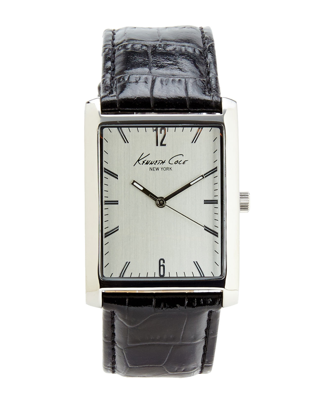 Kenneth Cole 10008149 Silver-Tone & Black Watch for Men - Lyst